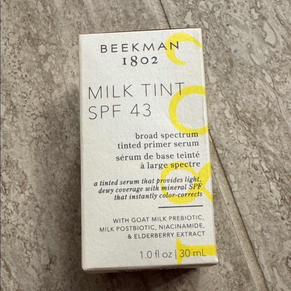 Beekman 1802 Milk Tint SPF 43 Primer Serums  in Color Deep
